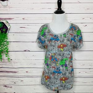 Mighty Fine Marvel Comics Avengers T-Shirt Size Medium